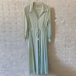 Vintage Vanity Fair Light Green Long Sleeve‎ Nightgown M